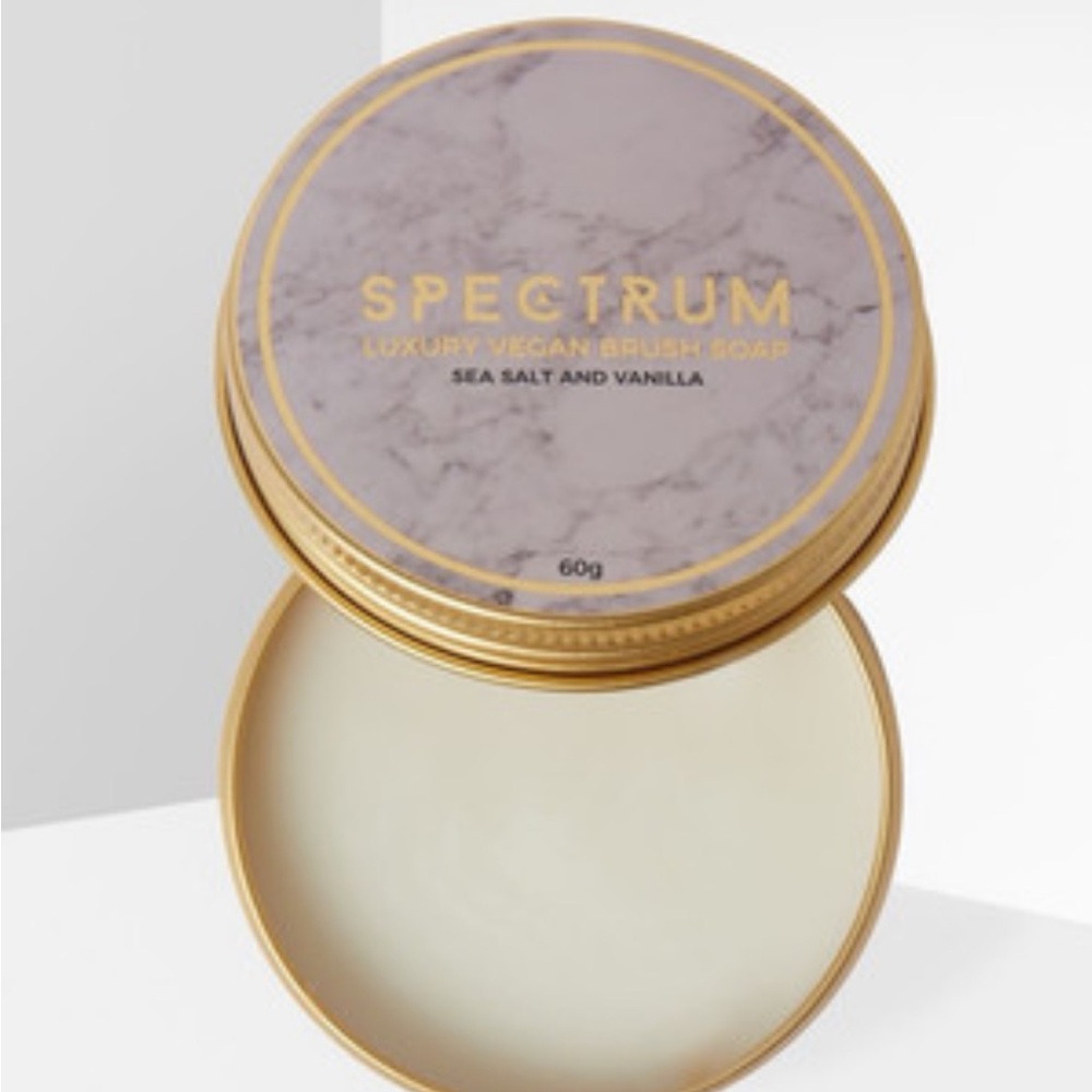 Spectrum Luxury Vegan Brush Soap - Sea Salt and Vanilla NEW